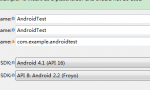 create an android project step three
