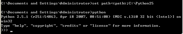 run python command line in cmd